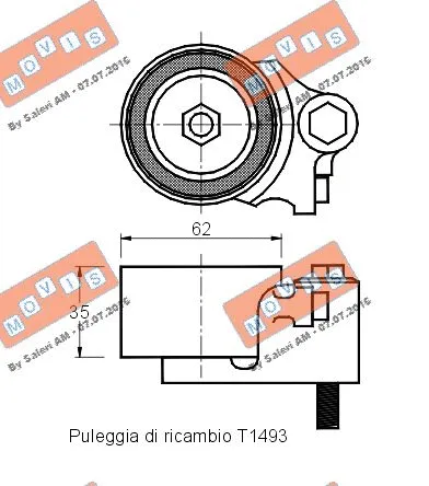 Tensioner Pulley, timing belt