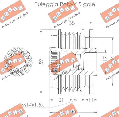 Alternator Freewheel Clutch
