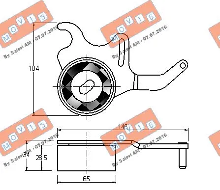 Tensioner Pulley, timing belt