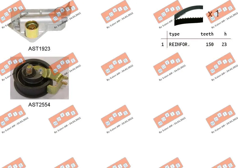 Timing Belt Kit (ASTK1049)