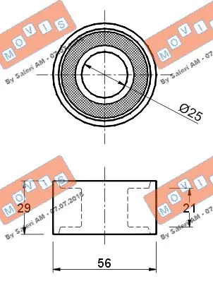 Deflection/Guide Pulley, timing belt