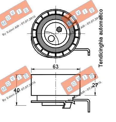 Tensioner Pulley, timing belt