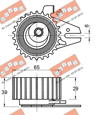 Tensioner Pulley, timing belt
