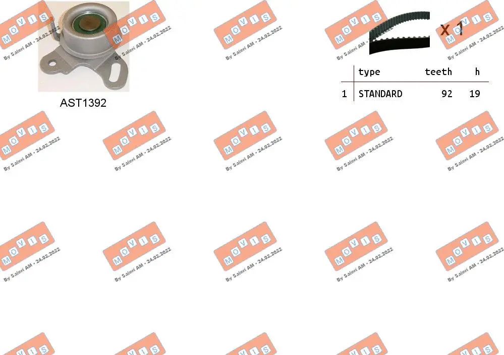 Timing Belt Kit (ASTK0964)
