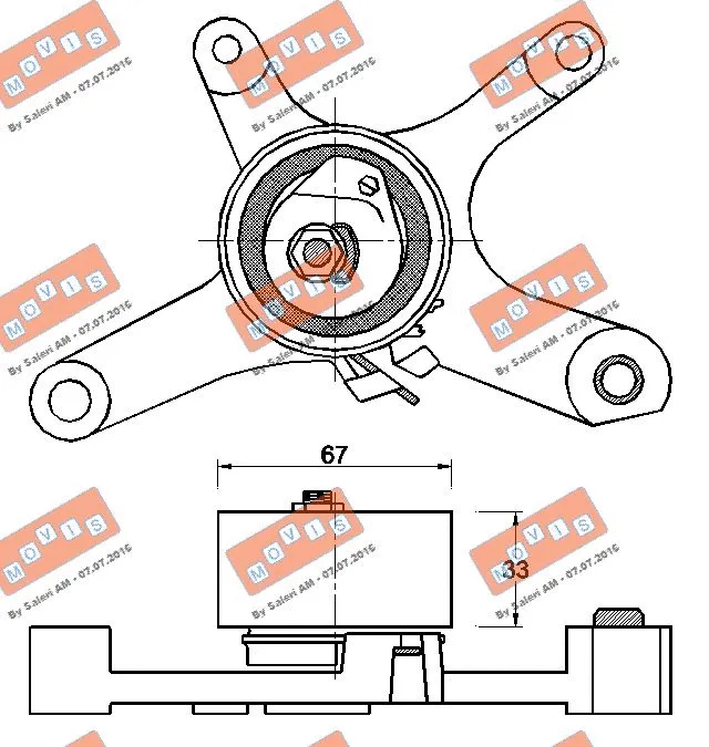 Tensioner Pulley, timing belt