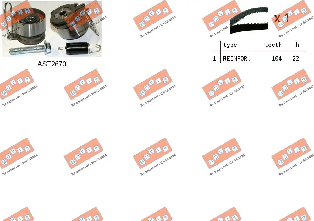 Timing Belt Kit (ASTK1199)