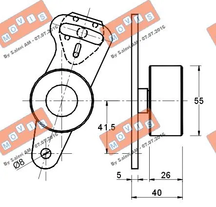 Tensioner Pulley, timing belt