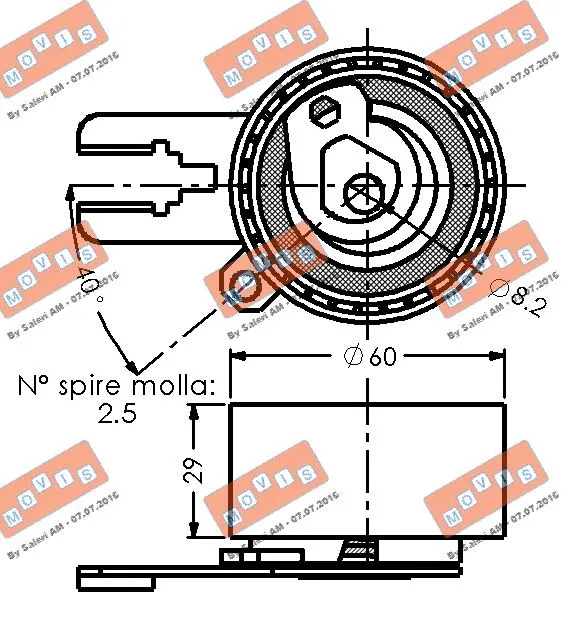 Tensioner Pulley, timing belt