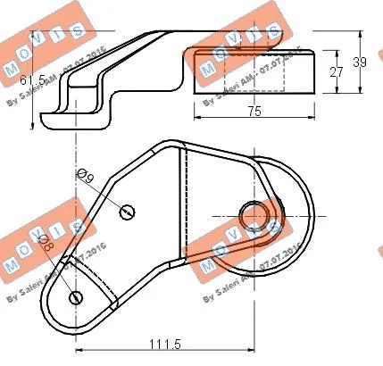 Deflection/Guide Pulley, V-ribbed belt