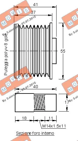 Alternator Freewheel Clutch
