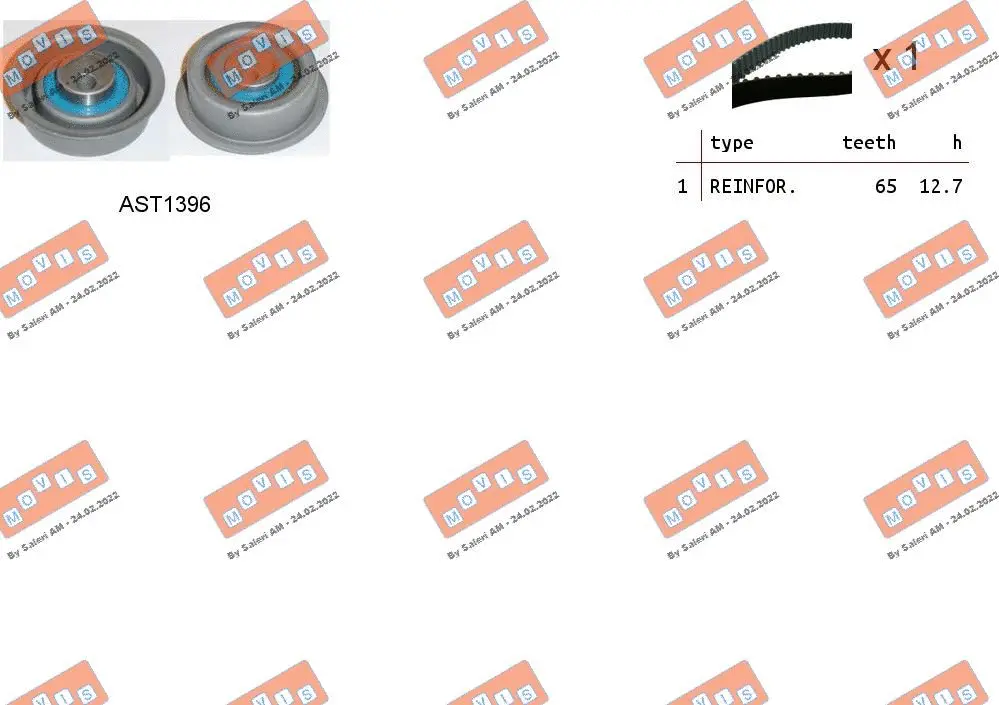 Timing Belt Kit (ASTK0998)