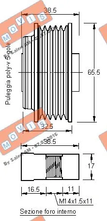 Alternator Freewheel Clutch