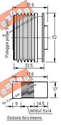 Alternator Freewheel Clutch