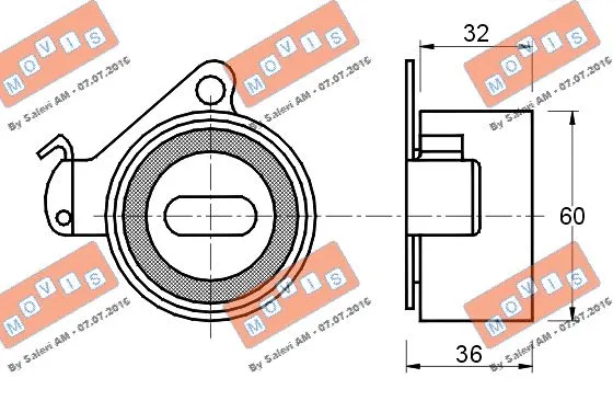 Tensioner Pulley, timing belt