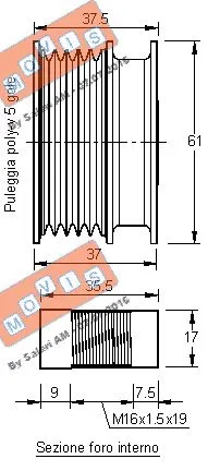 Alternator Freewheel Clutch