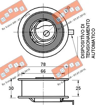 Tensioner Pulley, timing belt