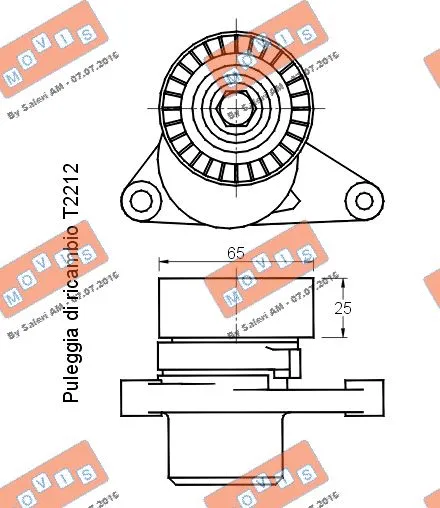 Belt Tensioner, V-ribbed belt