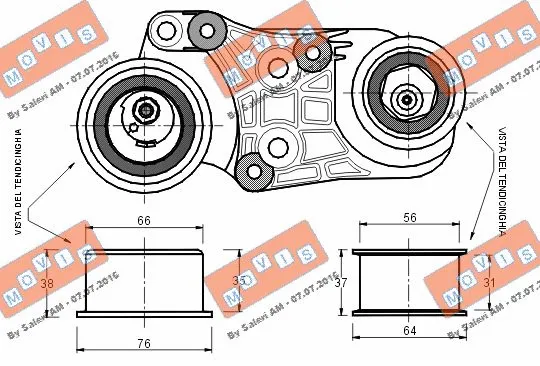 Tensioner Pulley, timing belt