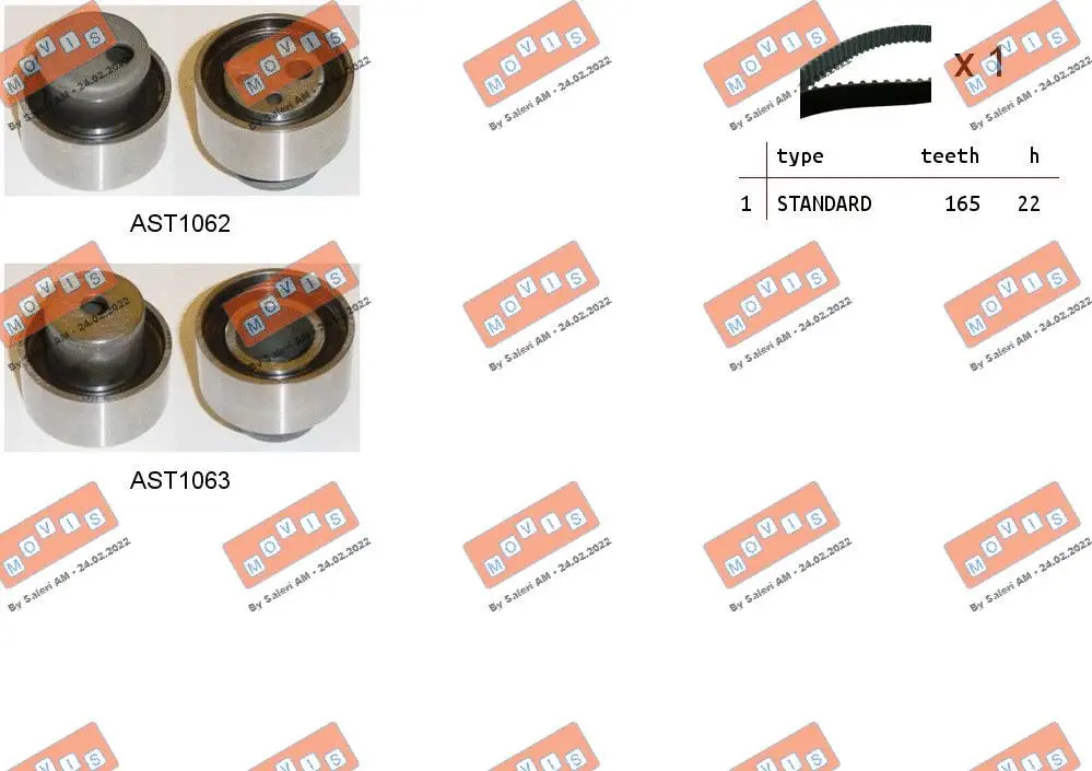 Timing Belt Kit (ASTK1008)