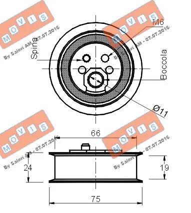 Tensioner Pulley, timing belt
