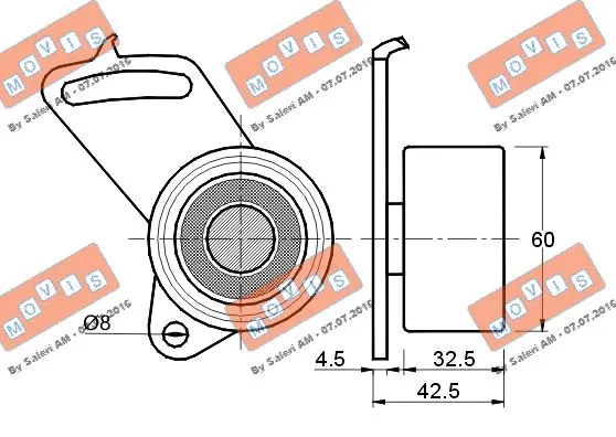 Tensioner Pulley, timing belt