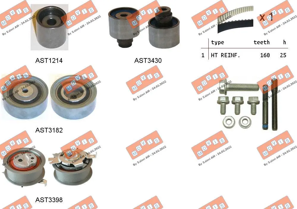 Timing Belt Kit (ASTK1125)
