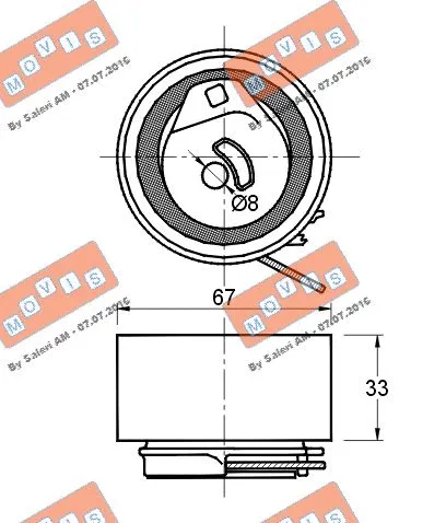 Tensioner Pulley, timing belt