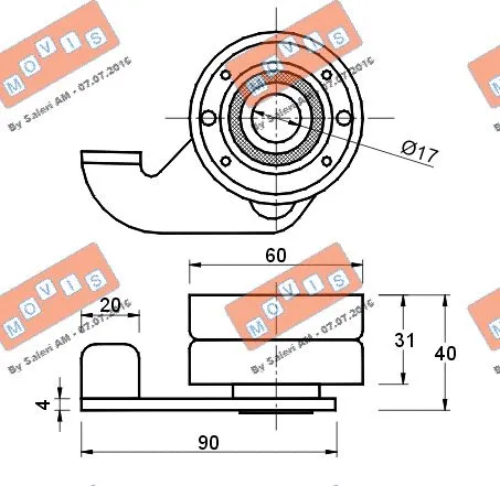Tensioner Pulley, timing belt