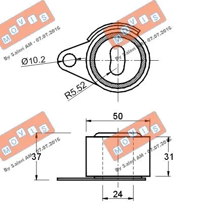 Tensioner Pulley, timing belt