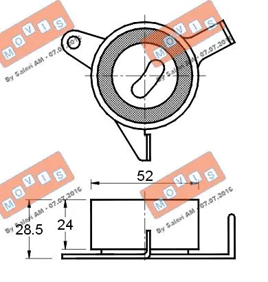 Tensioner Pulley, timing belt