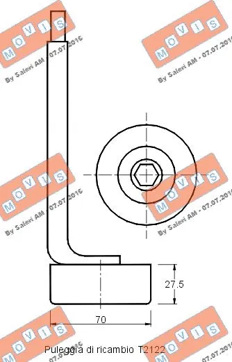 Belt Tensioner, V-ribbed belt