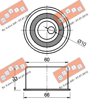 Tensioner Pulley, timing belt
