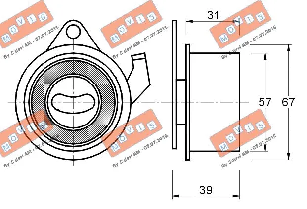 Tensioner Pulley, timing belt