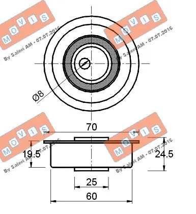 Tensioner Pulley, timing belt