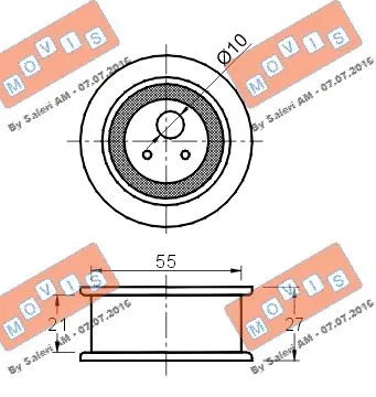 Tensioner Pulley, timing belt