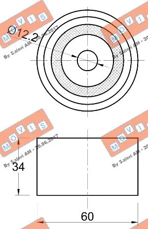 Deflection/Guide Pulley, timing belt