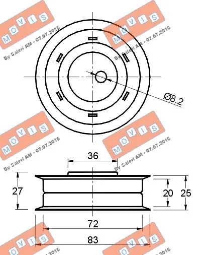 Tensioner Pulley, timing belt