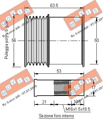 Alternator Freewheel Clutch