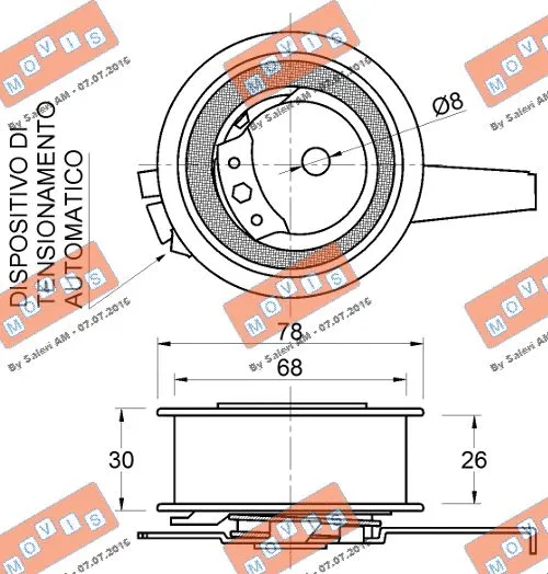 Tensioner Pulley, timing belt