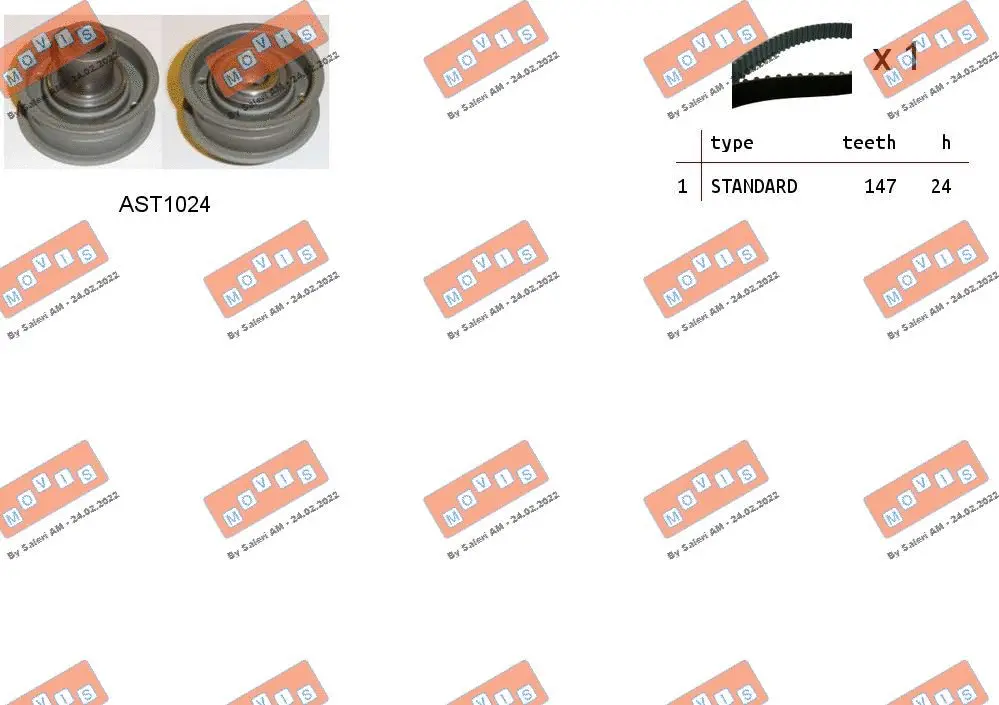 Timing Belt Kit (ASTK0966)