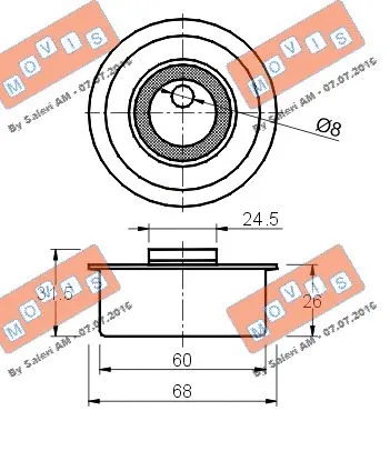 Tensioner Pulley, timing belt