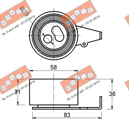 Tensioner Pulley, timing belt
