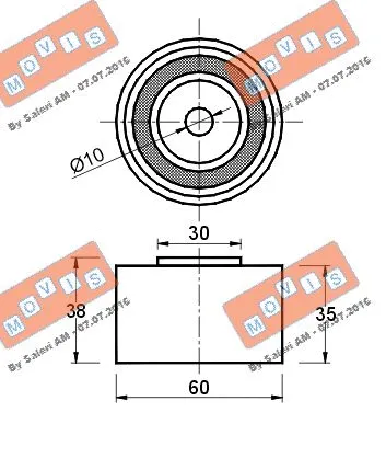 Tensioner Pulley, timing belt