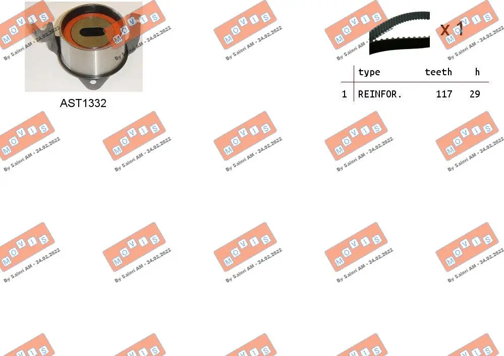 Timing Belt Kit (ASTK1263)