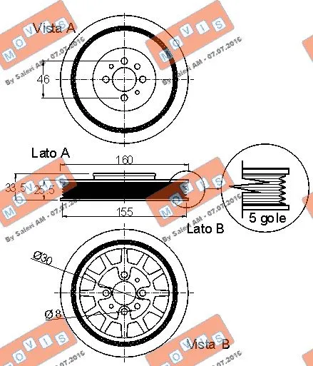 Belt Pulley, crankshaft
