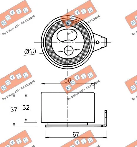 Tensioner Pulley, timing belt