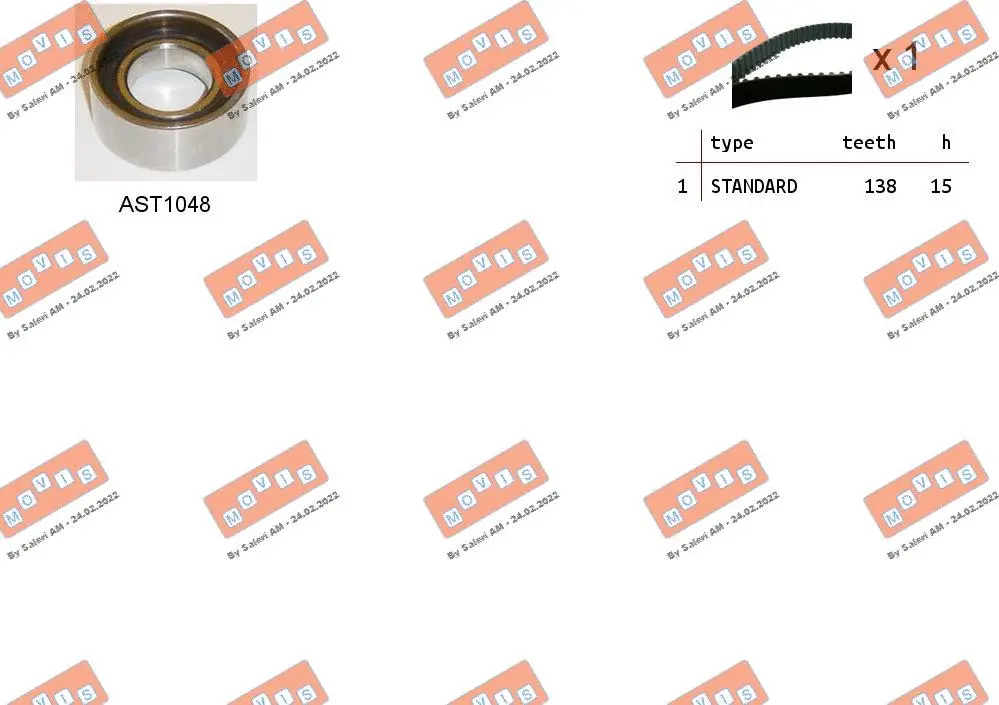 Timing Belt Kit (ASTK0841)