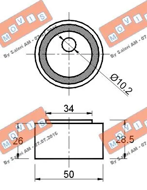 Belt Tensioner, V-ribbed belt