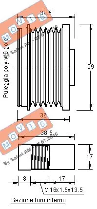 Alternator Freewheel Clutch