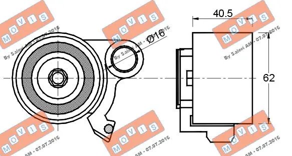 Tensioner Pulley, timing belt